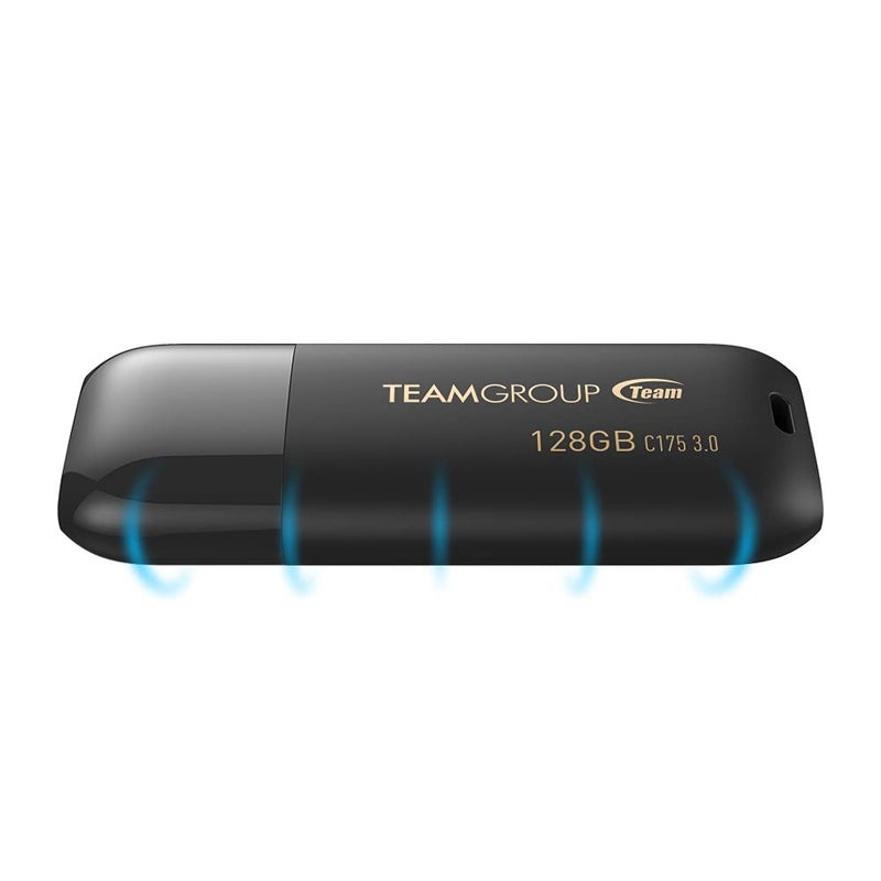 TEAMGROUP C175 128GB USB 3.2 Gen1 (USB 3.1/3.0) Read 100MB/s Flash Thumb Drive, Memory Stick Compatible with Computer/Laptop Matte Black TC1753128GB01 - Image 5